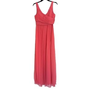 sachin and babi light blue dress J Crew Silk Chiffon Macie Ruffle Bridesmaid Dress